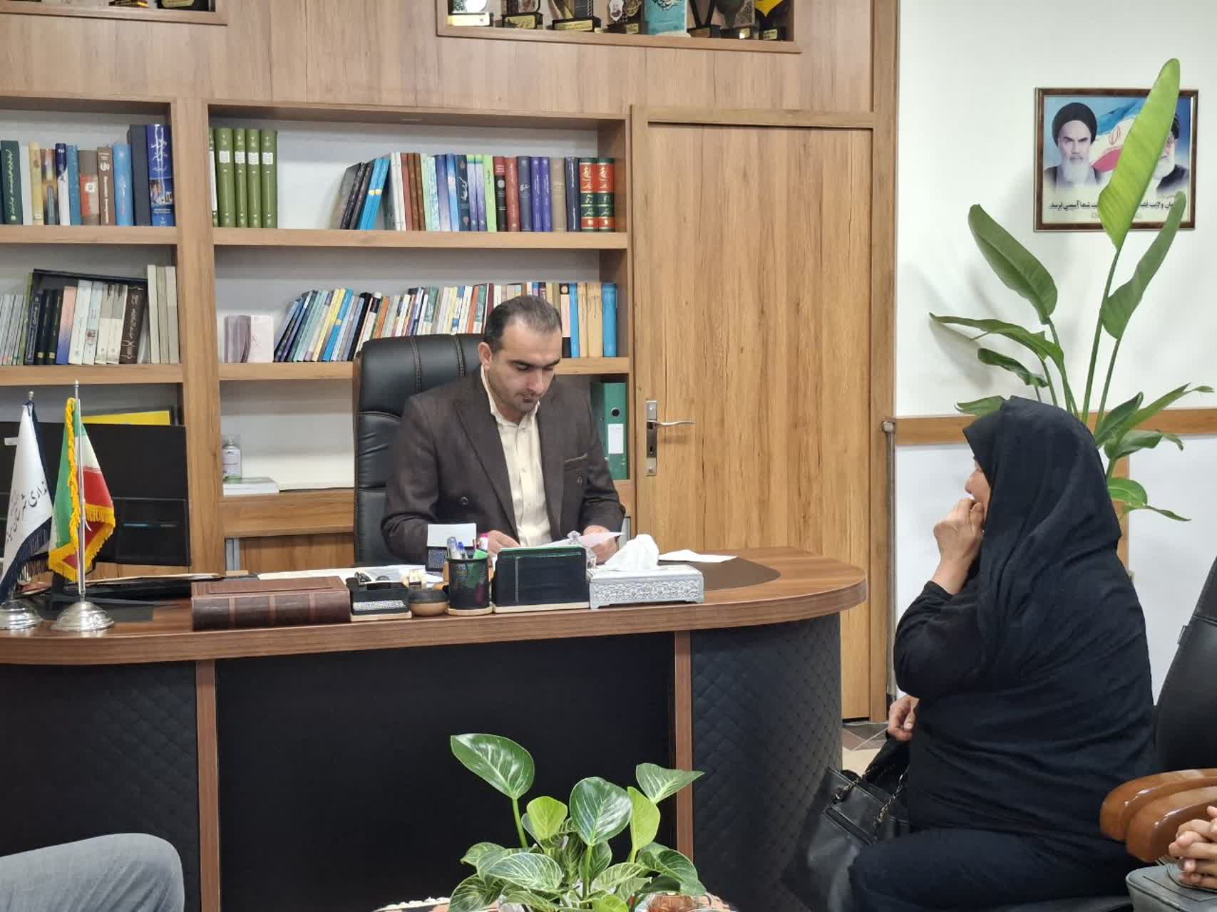 برگزاری ملاقات عمومی فرماندار و معاون فرماندار میاندورود 